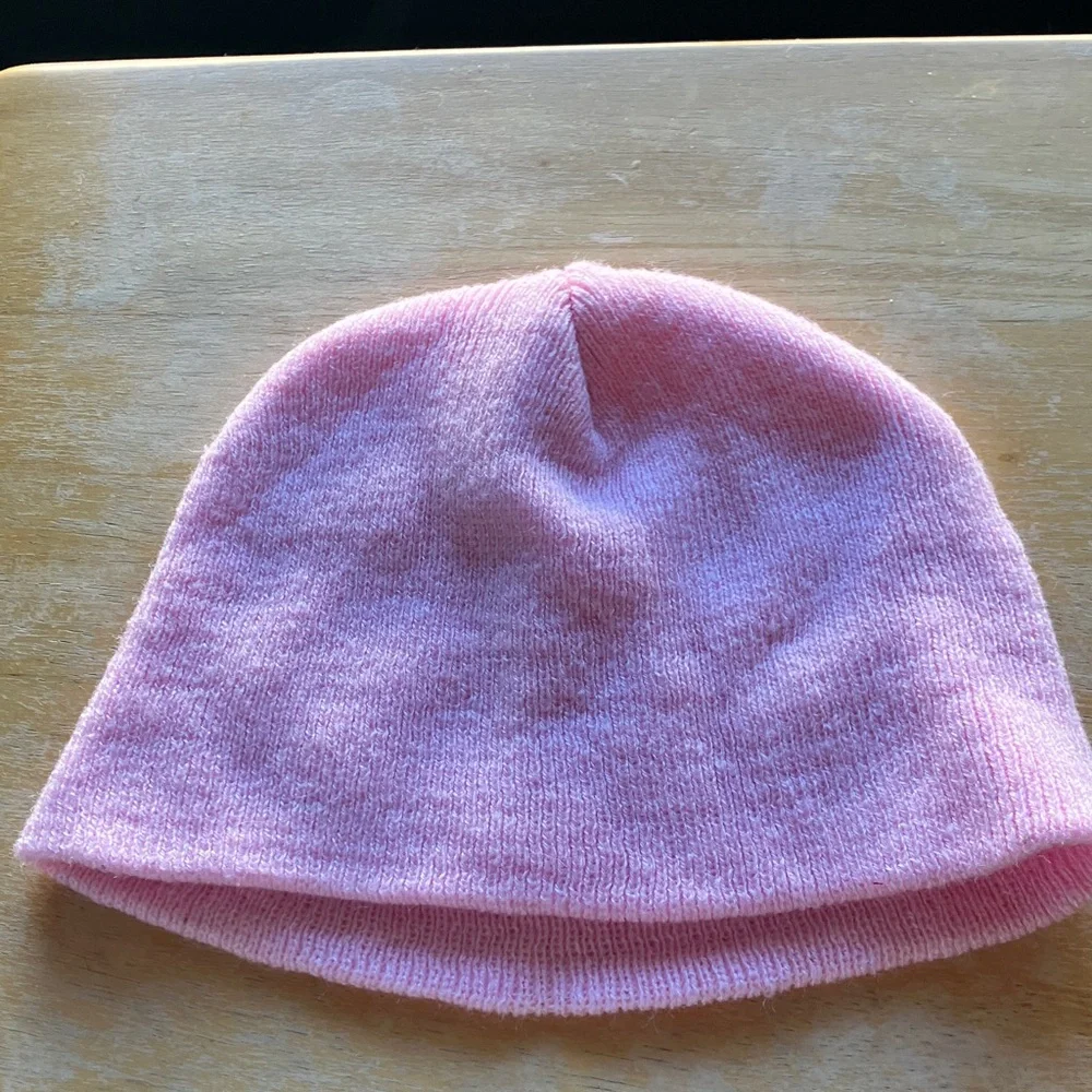 Pink Plush children’s cap